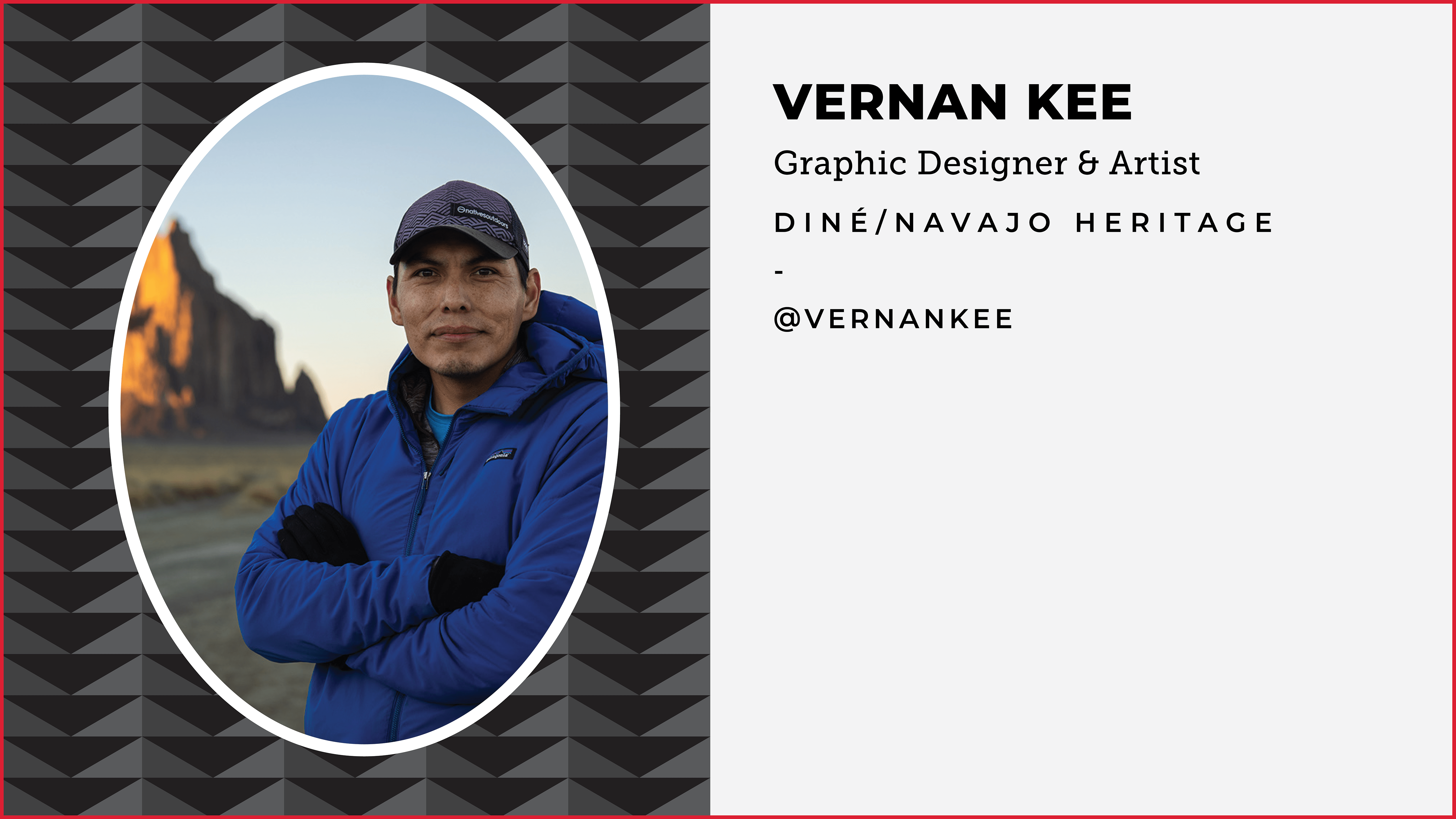 portrait of artist Vernan Kee